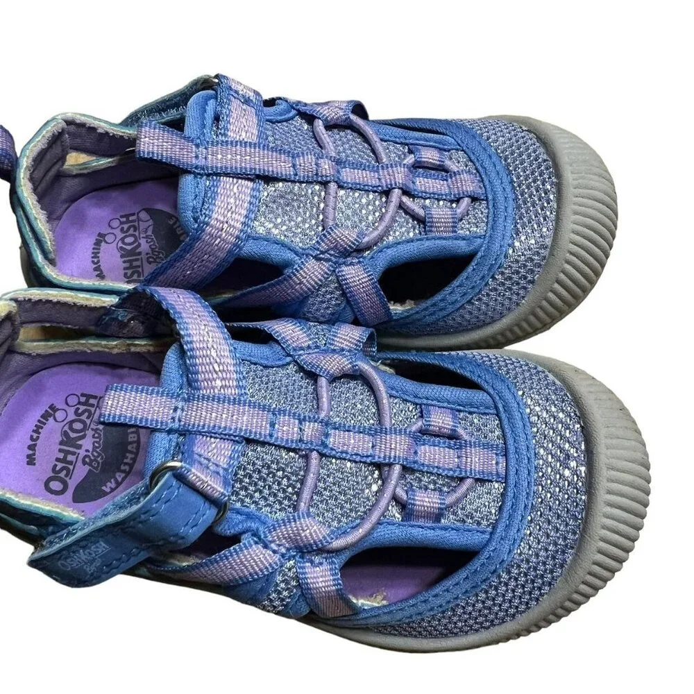 OshKosh Sz 7 Periwinkle Mila Sneaker Sandals